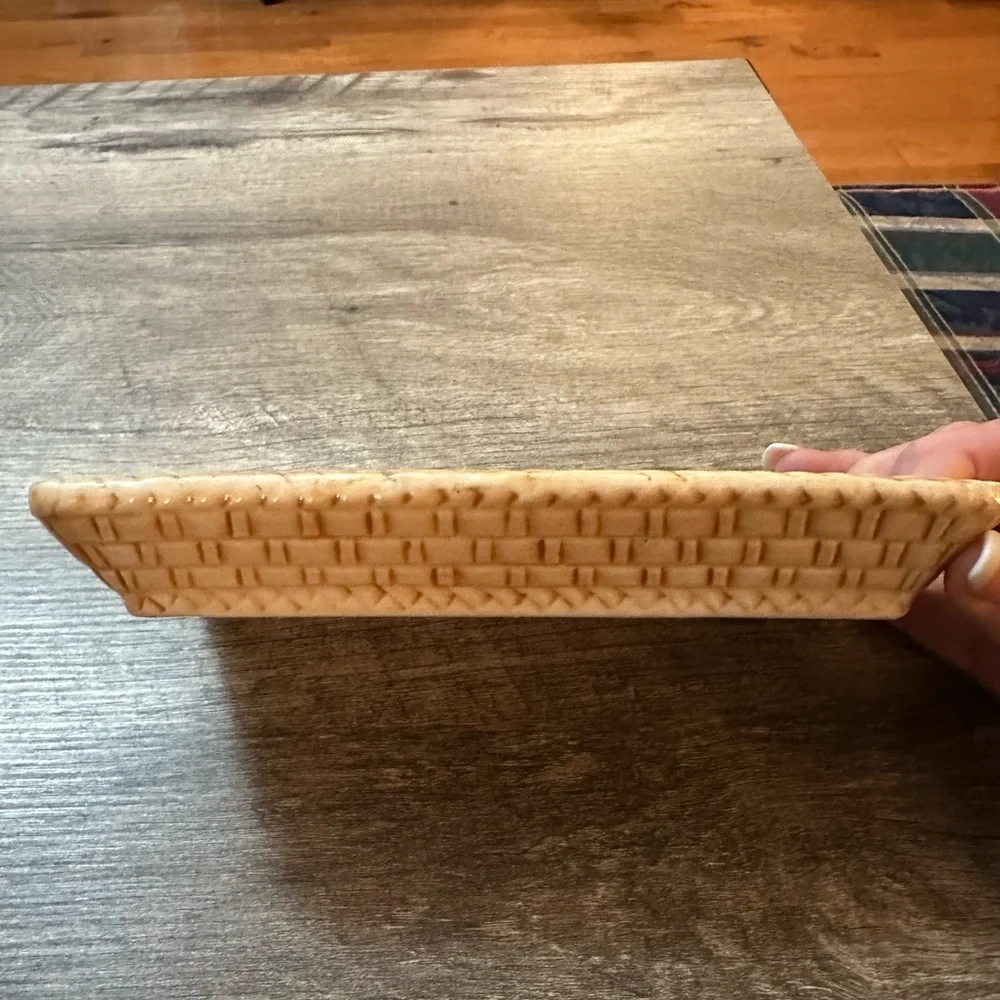 Tracy Porter Woven Border Ceramic Tray